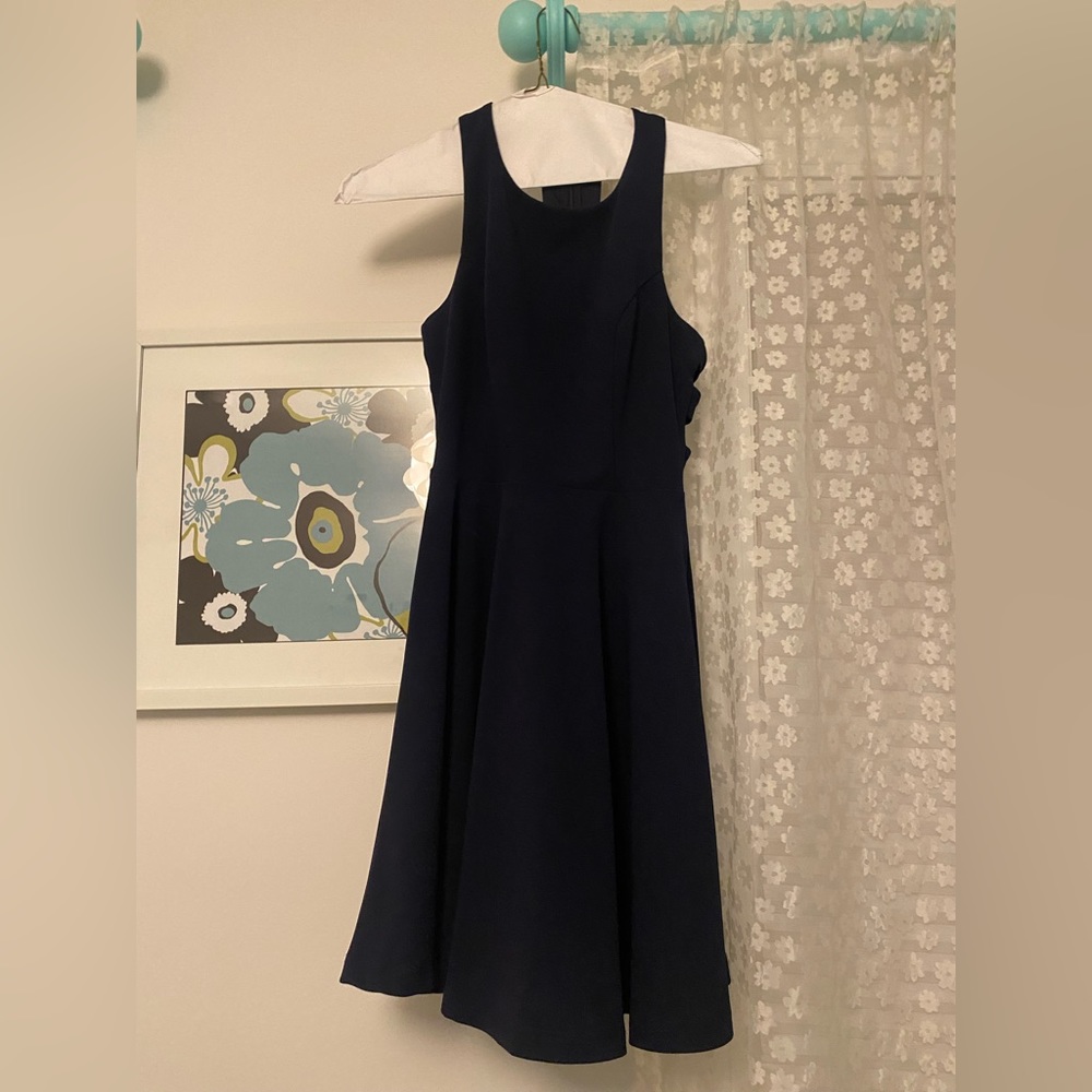 Navy mini dress. Size medium. Worn once